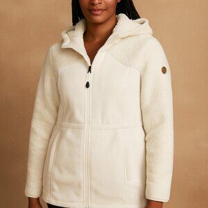 Madison Ladies Expedition Hooded Jacket White Medium